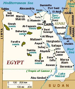 egipat 2022 mapa